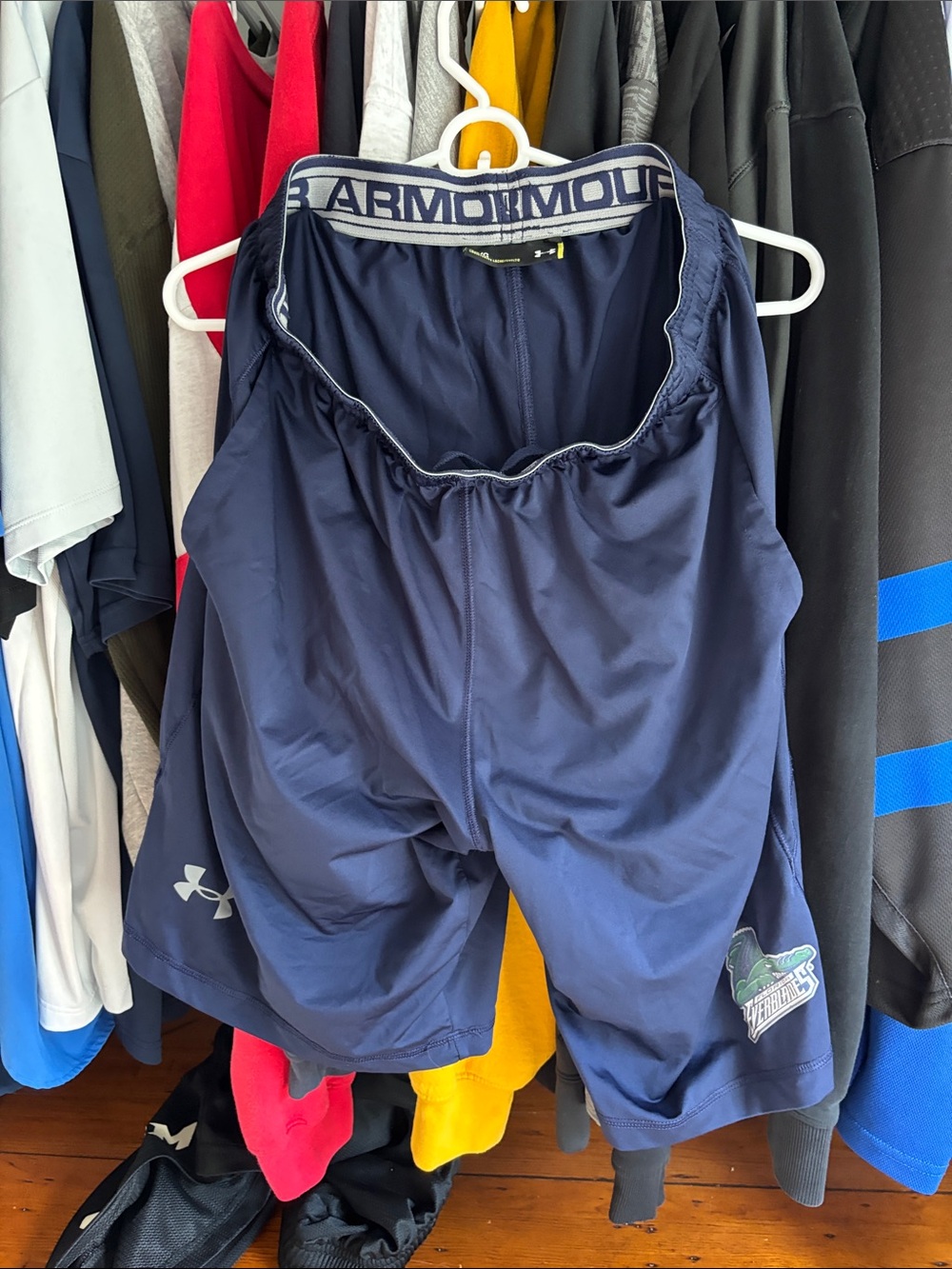 Team issued Florida Everblades ECHL Under Armour Shorts